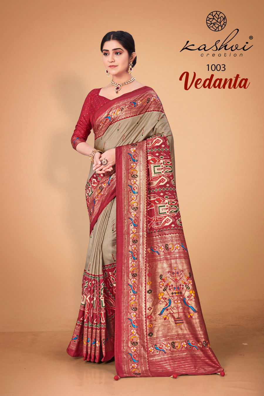 Kashvi Vedanta Colors Wholesale Wedding Sarees Catalog
